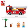 Sluban M38-B0625 Fire Aerial Ladder, Multi-Colors