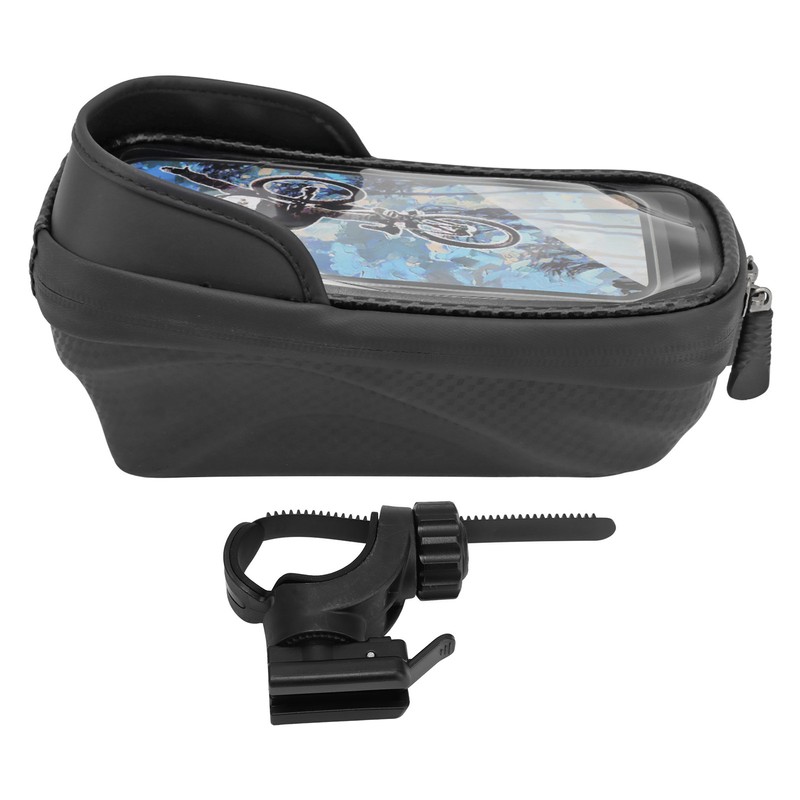 Bike Front Frame Bag Waterproof Shock Absorbing Touch Screen Phone