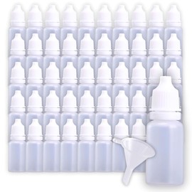 I'm so happy Dropper Bottle Refill Liquid Divider Mini Plastic Dropper Bottle with Funnel 50 Pack