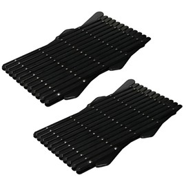 AIMALL 2pcs Adjustable Pet Car Window Barrier, Retractable Fence Guard for Dogs & Cats, Secure & Durable Safety Mesh for Vehicle Travel