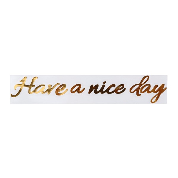Sticker Shop Donperi Have a nice day Waterproof Funny Cutting