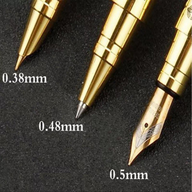 Francisco® Pluma Estilográfica Comercial De Metal De Acero Inoxidable