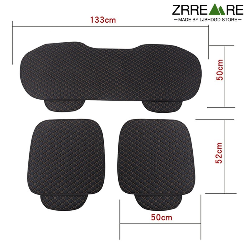 ZRREMRE Car Seat Covers Protector Bottom Cushion Non-Slip SUV Mat