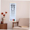 TOVINANNA 1 Set Vision Testing Eye Chart Portable Eye Exam