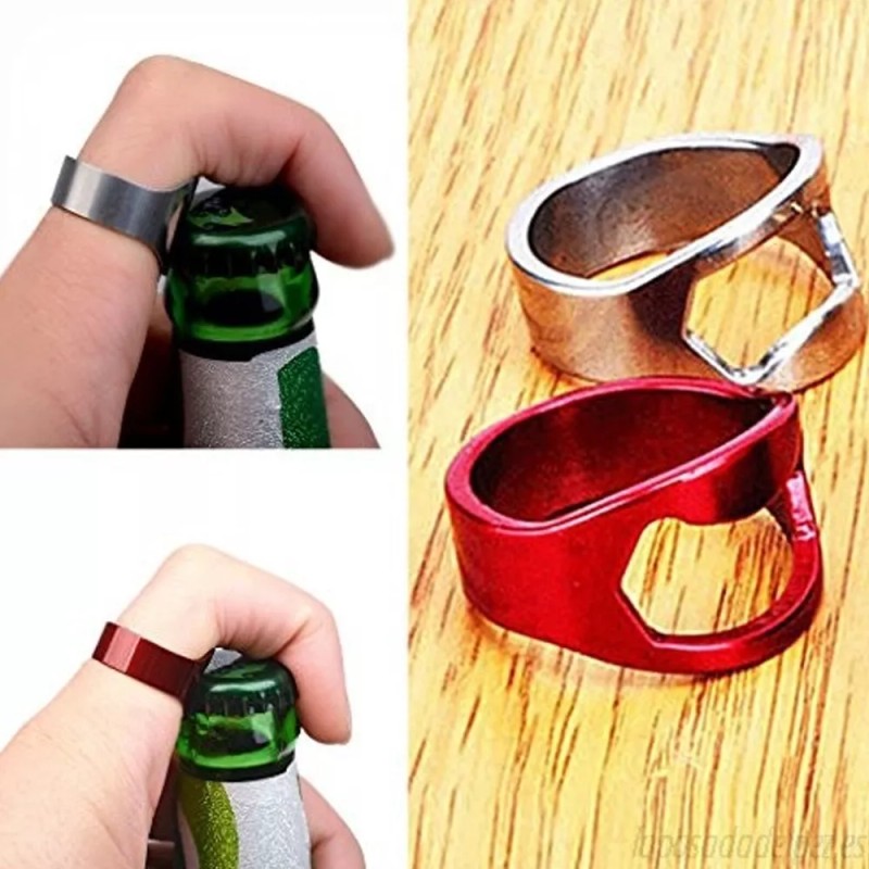 Veraly Destapador Tarjeta Botellas Carta Pokar Acero +anillo