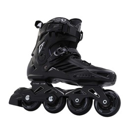 LIKU Fitness Professional Inline Skates Women Men Adult Youth Black (Men 6,Women 7)