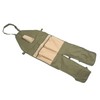 Gardening Apron Green Khaki 600D Oxford Fabric Multiple Pockets Durable
