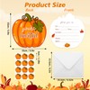 wonmon 30 Pack Fall Thanksgiving Party Invitations Cards with Envelopes