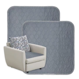 Ultra Absorbent Washable Incontinence Chair Pads 3pcs Waterproof Seat Protector Pads for Adults Recliners Couch 21x22in