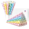 Premium Cotton Candy Cones 100 Pack Rainbow Stars - Candy