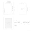 Monolike Plain Paper Photo Frame Craft 5x7 PLAIN Paper Frame