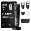 Braun Beard Trimmer Series 7, +7 Barbering Tools, Mens Beard