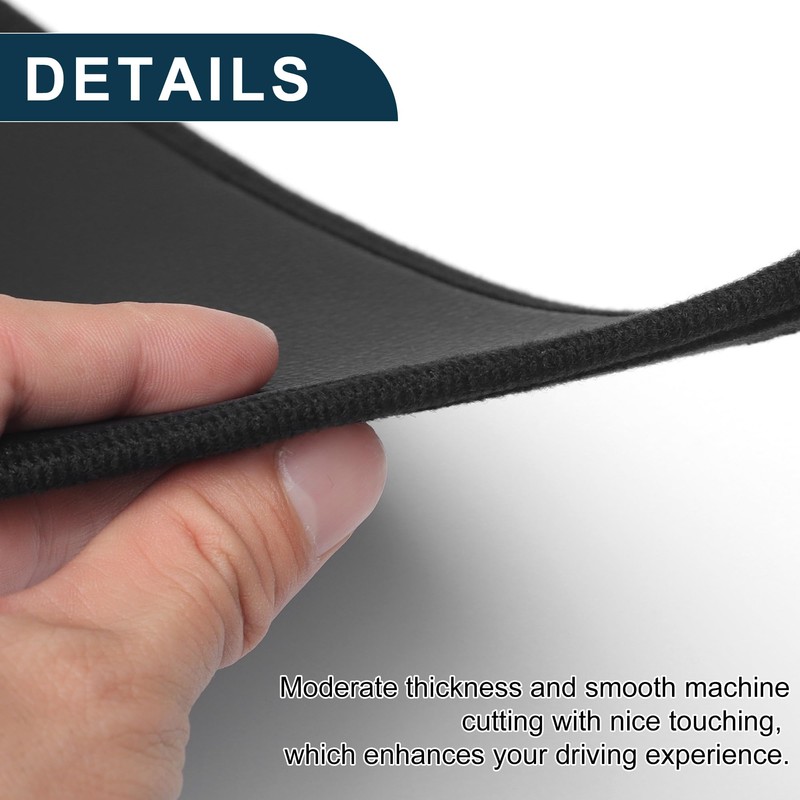 X AUTOHAUX Leather Car Door Anti Kick Pad Sticker for