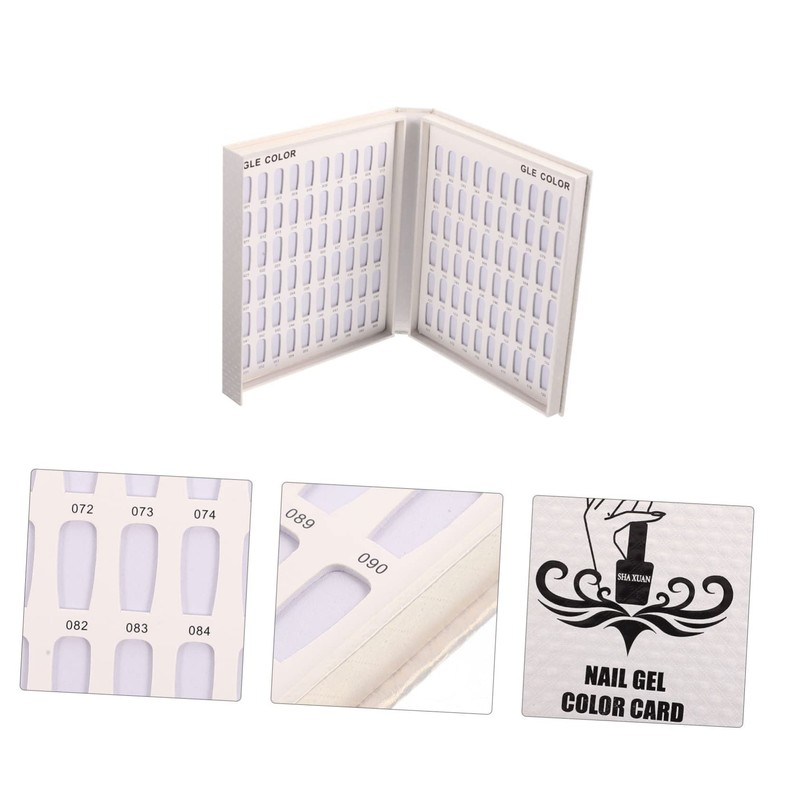 BIUDECO Nail Art Wear Nails Display Board Manicure Nail Holder