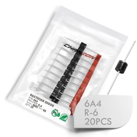 (Pack of 20) Chanzon 6A4 Rectifier Diode 6A 400V R-6 Axial 6 Amp 400 Volt Electronic Silicon Diodes