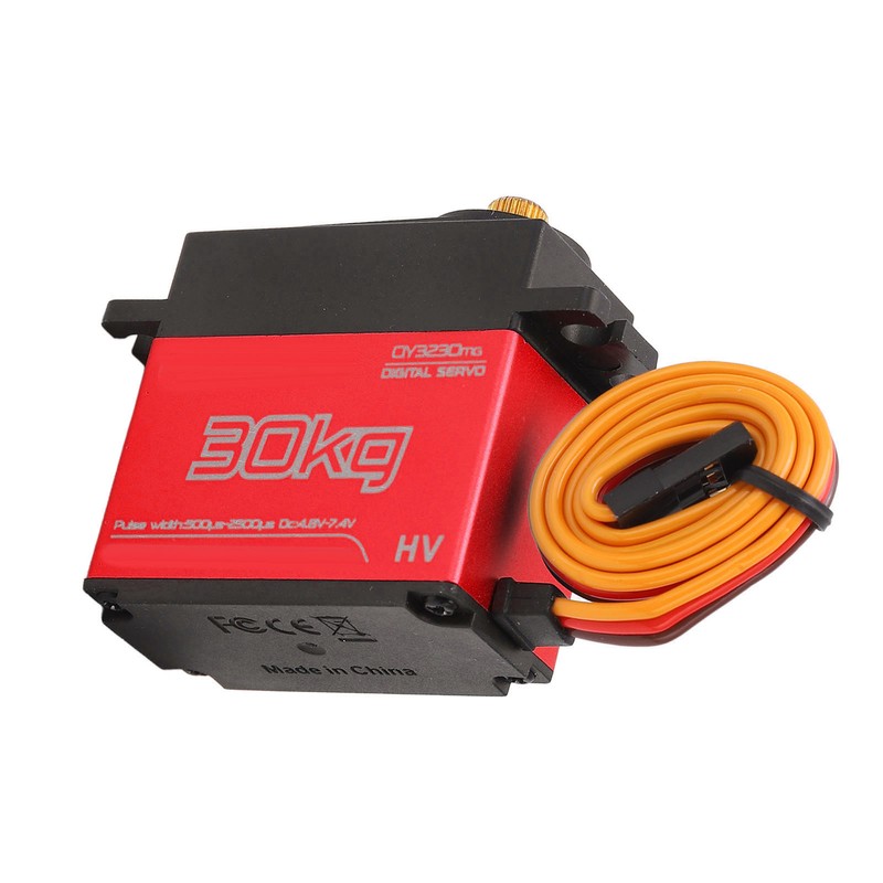 RC 30KG Servo Quick Response Aluminum Alloy 180 Degree Waterproof