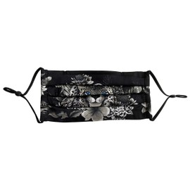 Anuschka Silk Face Masks - Comfortable Double Layer Pleated Design - Reusable, Breathable & Adjustable - Cleopatra's Leopard