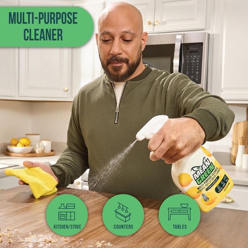 Mean Green Non-Concentrated Ready-to-Use Multi-Purpose Cleaner, Citrus & Green Tea,