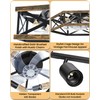 23" Farmhouse Flush Mount Ceiling Fan with Lights and Remote,
