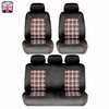 Car Seat and Headrest Covers - 'Lambeth' Full Set in