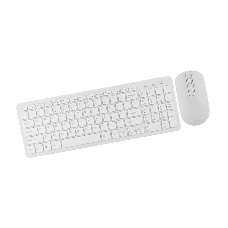 108 Keys MultiFunctional 2.4G Wireless Keyboard Mouse Combo High Sensitivity