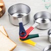 Fox Run 4839 Measuring Cup Set with Colored Handles, Stainless