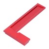 Woodworking Scriber Multifunction Aluminum Alloy Measure Ruler for Carpenter Auxiliary200mm