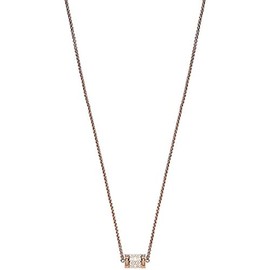 Emporio Armani Necklace for Women , Total length: 40cm+ 5cm adjustable chain Size rondel: 12x10x2mm Rose Gold Stainless Steel Necklace, EGS2828221