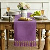 Artoid Mode Lilac Purple Country House Style Tassels Table Runner,
