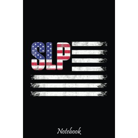 Speech Pathology Therapy USA Flag Autism Awareness Month Notebook: Notebook - Autism Mom Gift - ASD Journal - Teacher Student Kids Autism Gift - 6"x"9 College Lined 110 Composition Notebook.