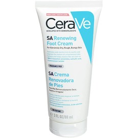 CeraVe Crema Renovadora de Pies 88 ml Crema hidratante para pies con ácido salicílico Para piel muy seca y áspera + Crema Hidratante 170gr Hidrante diario para rostro y cuerpo para piel seca