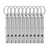 10PCS Dog Training Whistle Professional Adjustable Pitch Stainless Steel Pet