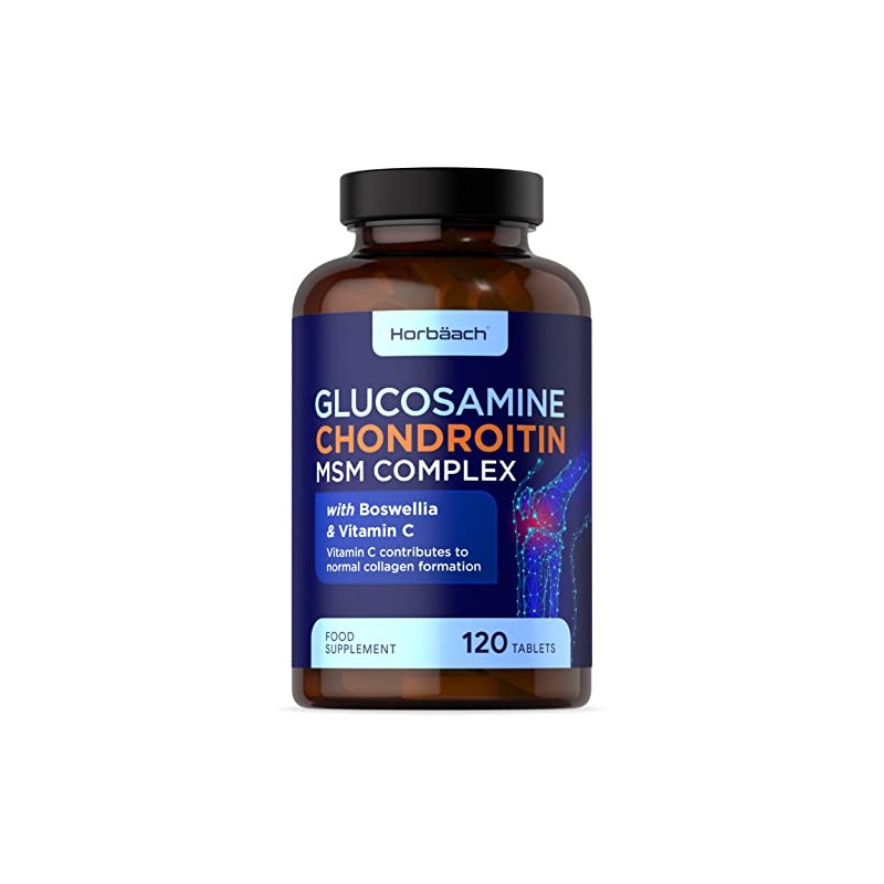 Glucosamine Chondroitin MSM Complex | High Strength | 120 Tablets