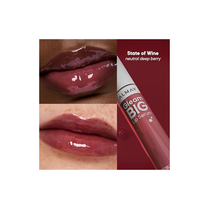 Lip Gloss Almay Gleam Big tono State of Wine