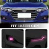 TOMALL 2 Pair Headlight Fog Light Vinyl Films Smoke Tint