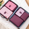 6-Piece Travel Packing Organizer Set for Luggage – Lightweight Reusable