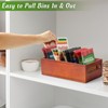 DRASTAR Seasoning Packet Organizer, Wood Kitchen Pantry Organizers and Storage