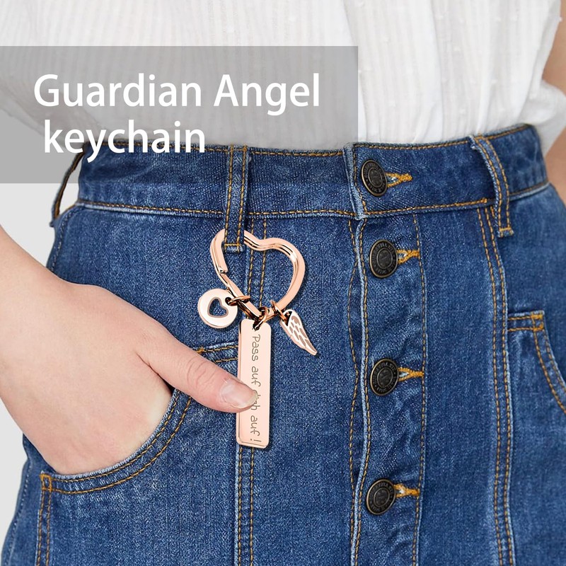 GVSAVY 1pc Love Key Ring with 1pc Gift Box and