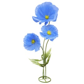 HDOOMN 3Pcs Artificial Flowers for Outside, Large Flower Decorations for Birthday Party, Fake Flowers for Garden l Hote l Office l Home Farmhouse Decor l Wedding l Art Gallery l Graduation l Store