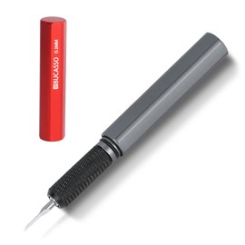 Bucasso Model Scriber, Line Scriber with Tungsten Steel Blades, Model Scribing Tool for Modeling Hobby, RG Scale Model, Gundam Model Kit, Plastic Models, Resin GK Carved Engraved Lines (0.1MM)