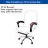 NeColorLife Stretchable Office Chair Armrest Covers – Washable and Removable