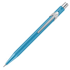 Caran d'Ache Metal-X 0844.171 Lead Holder Metal Case for 0.7 mm Pencil Leads Length 12.5 cm Turquoise