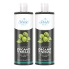 2 Shampoos Órgano Y Nogal 950ml Matiza El Color Shelo