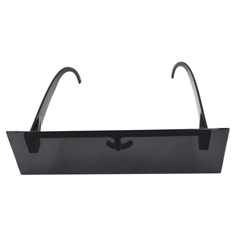 WANGCL Pack of 2 Flat Rectangular Glasses Pixel Sunglasses for