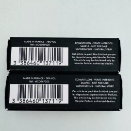 MONCLER 2X Moncler La Cordee Unisex EDP Spray Sample 2ml/0.006oz Each