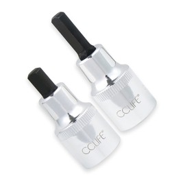 CCLIFE 2-piece expansion insert set for spring strut clamp (1/2 inch), 12.5/22.2 mm, 5.5 x 8.5 mm + 5 x 7 mm, spreader tool, wheel bearing housing spreader set