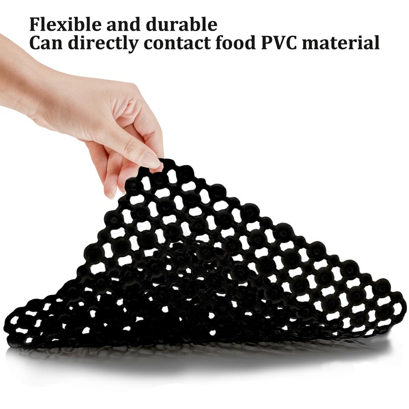 Echehi 2 Pack Sink Protector Mat, 27 x 27 cm