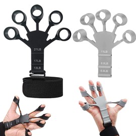 2 Piezas Ejercitador De Mano, Ejercitador De Dedos, Fortalecedor De Agarre De Mano, Se Puede Utilizar Para Mejorar La Fuerza y Flexibilidad De La Muñeca, Los Dedos y El Antebrazo