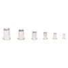 170pcs M3‑M10 304 Stainless Steel Rivet Nuts Durable Flat Head