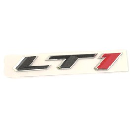 2pack LT1 Emblem 3D Side Door Badges Sticker Letters Nameplate Compatible with 2017-2024 84534516 SS LT1 Chrome